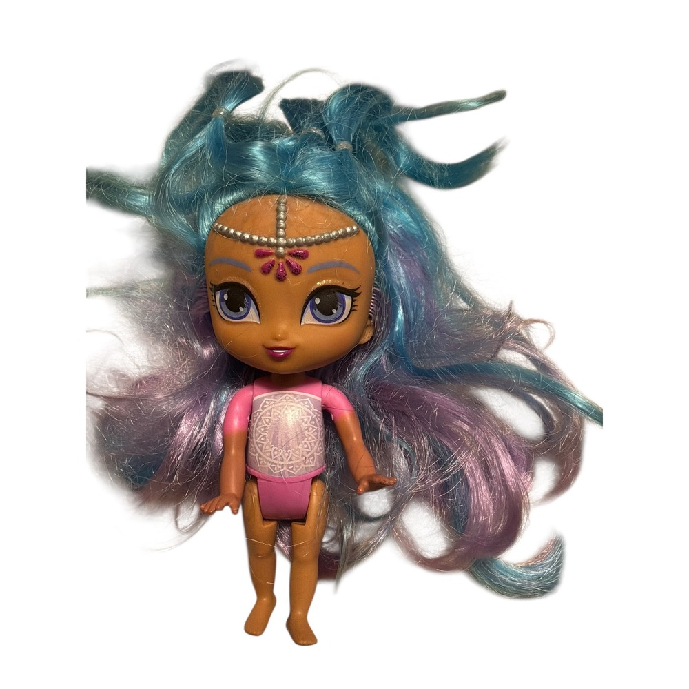 [Genie] Kids Mattel Shimmer and Shine Doll 6" Blue Purple Hair
